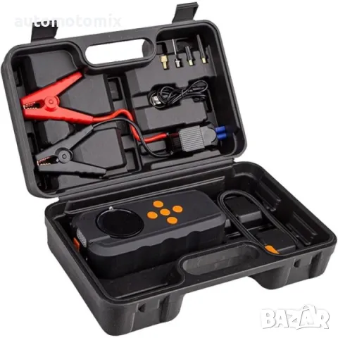 Стартерно устройство с компресор за гуми и фенер 3 в 1, бустер - 269405