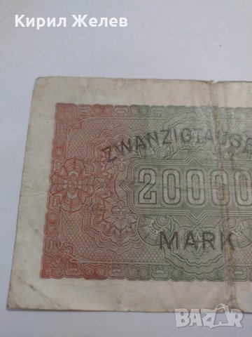 Райх банкнота - Германия - 20 000марки / 1923 година - 17998, снимка 10 - Нумизматика и бонистика - 31029883