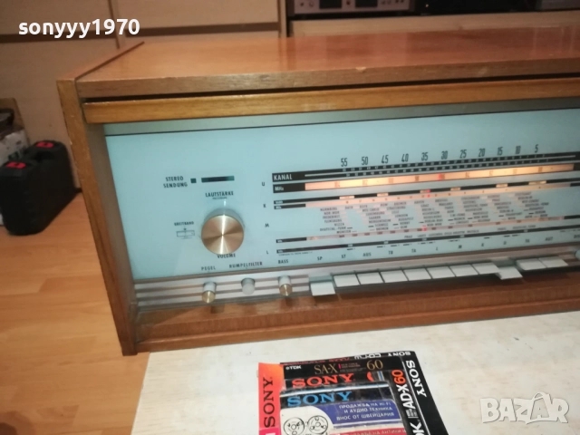 LOEWE-TUBE/STEREO-MADE IN GERMANY 3108251149LCHERY, снимка 2 - Ресийвъри, усилватели, смесителни пултове - 51549905