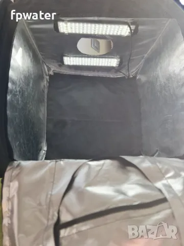 Сгъваема кутия за продуктова фотография, лайтбокс, 45х45х45 см, димер, снимка 2 - Светкавици, студийно осветление - 50336647