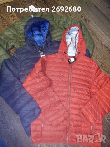 Нови с етикет олекотени мъжки якета  L-ка