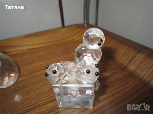 СЪД ЗА НАЛИВАНЕ НА ВИНО / ДЕКАНТЕР /И ЧАШИ  ЗА РАКИЯ  КРИСТАЛНИ -МНОГО СТАРИ, снимка 12 - Прибори за хранене, готвене и сервиране - 31360570