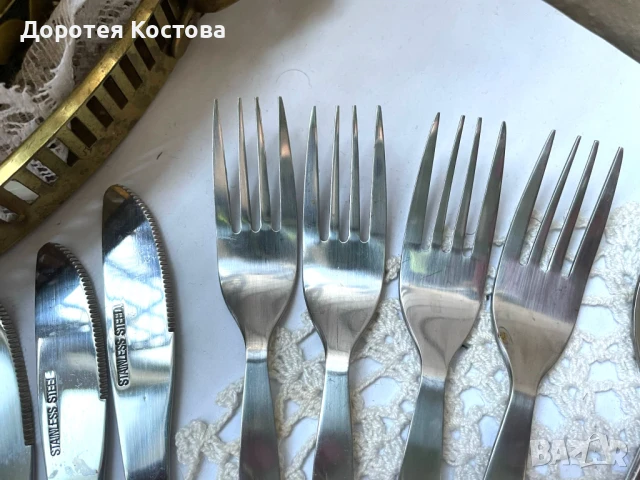 Красива кошница за пикник от Англия , снимка 17 - Антикварни и старинни предмети - 50634080