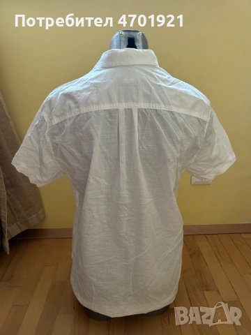 Бяла мъжка риза H&M, снимка 2 - Ризи - 53136796