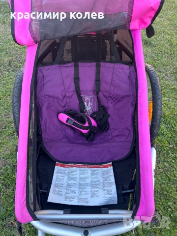 немско алуминиево ремарке "CROOZER", снимка 7 - Аксесоари за велосипеди - 52932865