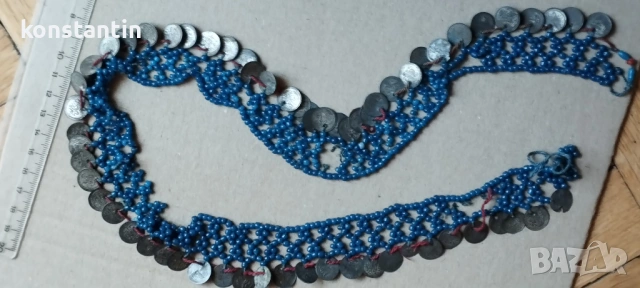 СТАР НАКИТ МЪНИСТА С АКЧЕТА ЗА НОСИЯ, снимка 2 - Антикварни и старинни предмети - 53118308