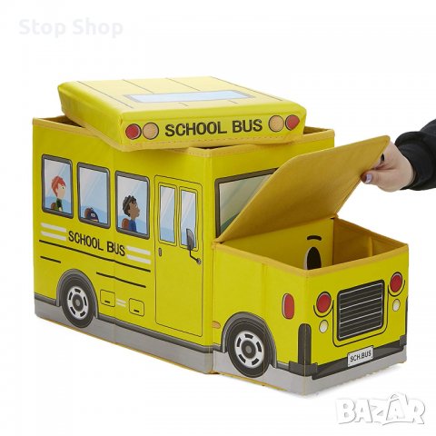 Детски автобус за игра сгъваема табуретка, снимка 3 - Столове - 40121703