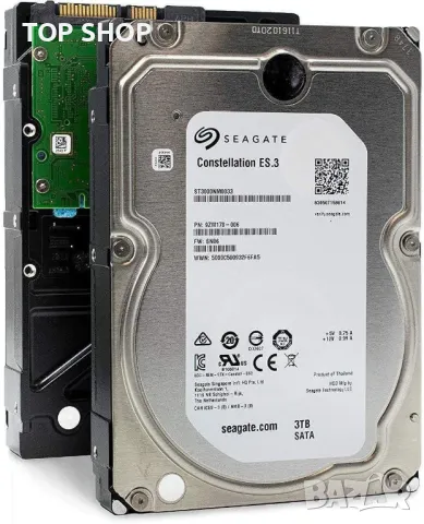 НОВ хард диск за видеонаблюдение Seagate Constellation ES.3 3.5 3TB 7200rpm 128MB SATA3 ST3000NM0033