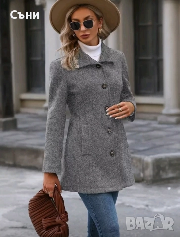 Елегантно дамско палто 