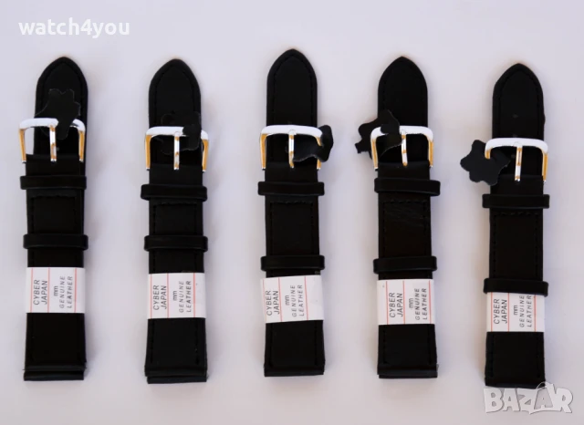 НОВА КАИШКА ЗА ЧАСОВНИК РАЗЛИЧНИ ЦВЕТОВЕ ЧЕРНА КАФЯВА БЯЛА СИНЯ ЧЕРВЕНА. КОЖЕНИ КАИШКИ ЗА ЧАСОВНИЦИ., снимка 4 - Каишки за часовници - 25393589