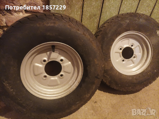 гуми и джанти за ремарке платформа 5.00-10 c, снимка 1