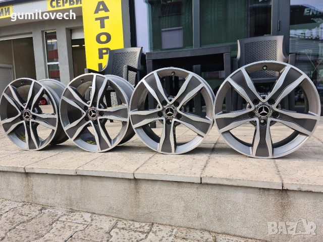 Оригинални Джанти Мерцедес C-Klasse W205-17 цола, снимка 5 - Гуми и джанти - 53118804
