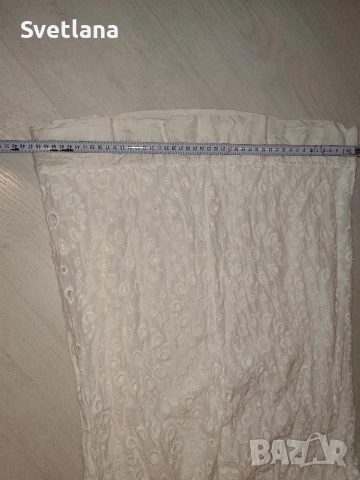 Бяла дамска блуза от 100% памук/коприна, снимка 7 - Туники - 54117485