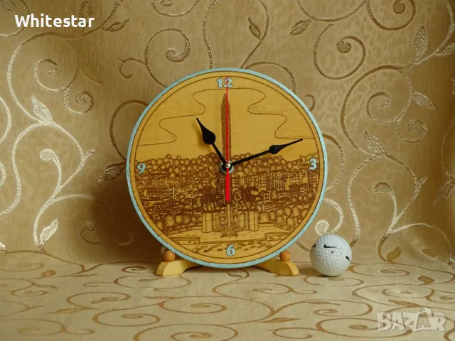 Пирографирани часовници, снимка 5 - Декорация за дома - 48851227