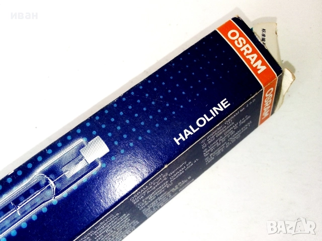 Халогенна лампа OSRAM 1000W  191.1мм.за прожектор Нова, снимка 3 - Крушки - 52442717