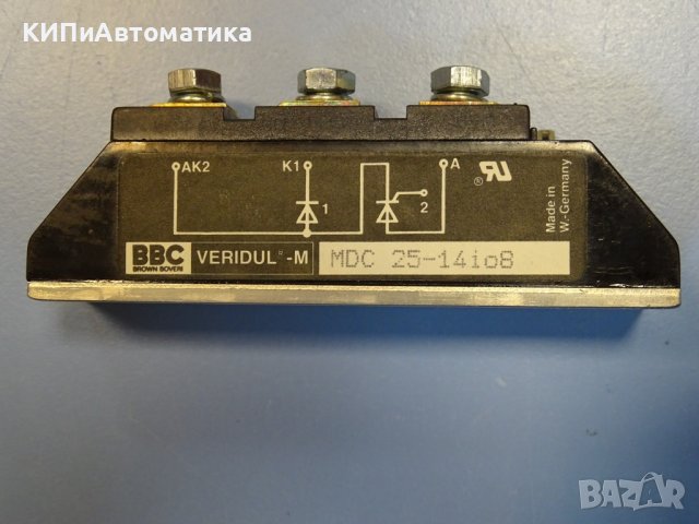 тиристорен модул BBC veridul-M ixys module thyristor MDC 25-14io8, снимка 5 - Резервни части за машини - 42539892