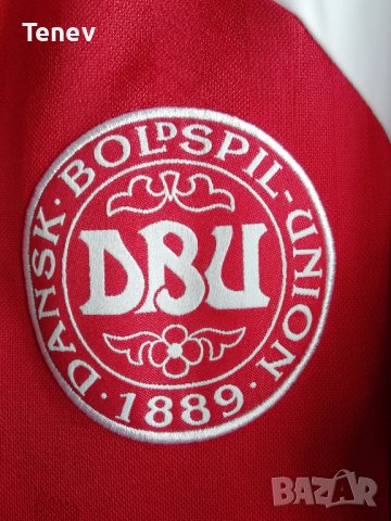 Denmark Adidas Techfit оригинална тениска футболна фланелка Дания, снимка 6 - Футбол - 37755285