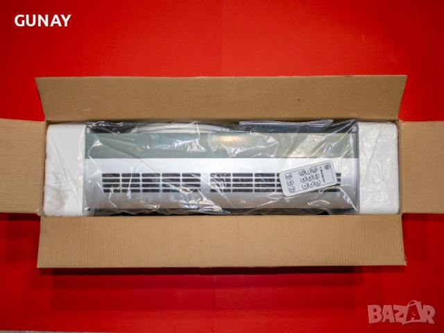 CROWN CWH-1805 Стенна електрическа печка тип климатик 2000W нова, снимка 2 - Отоплителни печки - 54122031