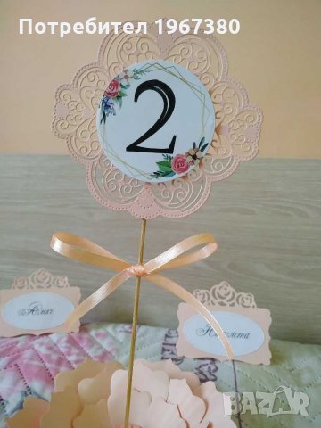 Табели за маса цвете, номера за маса, снимка 5 - Други - 30443637