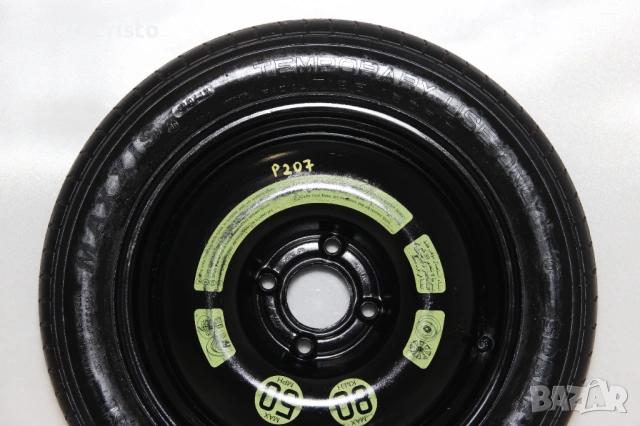 Резервна гума патерица Peugeot 207 (2006-2014г.) 4x108 / 65.1, снимка 2 - Гуми и джанти - 54289148