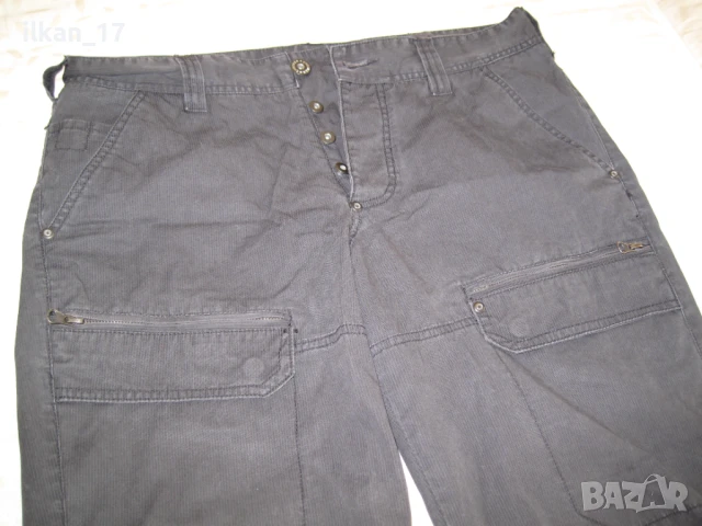 Панталон, Сив Без етикет, Като Нов е в отлично състояние 100% Памук внос Германия, снимка 2 - Панталони - 51236869