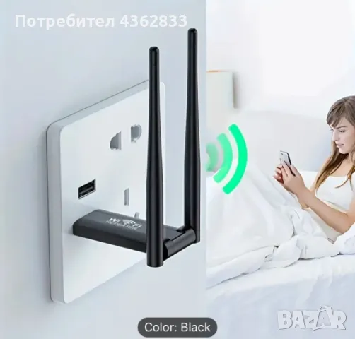 Wi-fi усилвател 300mbps, снимка 3 - Мрежови адаптери - 48878954