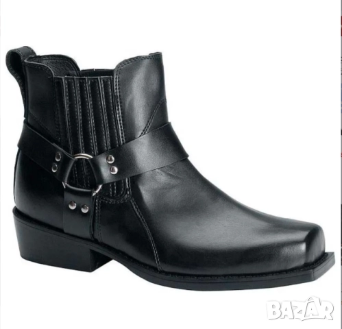 мотоциклетни ботуши Spirit Motors City Leather номер 43 мото боти кожени , снимка 2 - Мъжки ботуши - 52618473