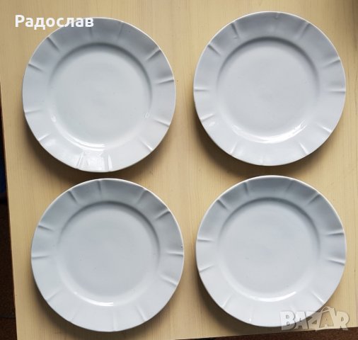 Комплект 4 чинии бели, снимка 2 - Чинии - 29883429
