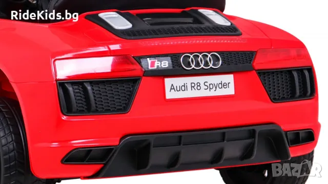 Audi R8 12V – Детска акумулаторна кола, Червена, EVA гуми, снимка 10 - Детски велосипеди, триколки и коли - 50419290