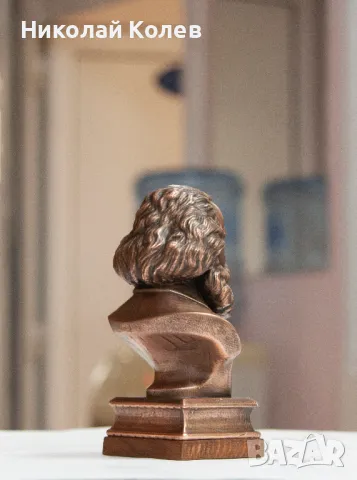 Бюст на Карл Маркс-медна галванопластика., снимка 4 - Статуетки - 48241970