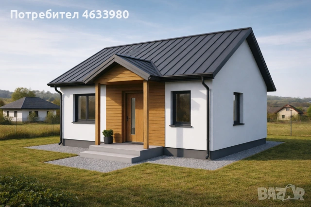 Сглобяема къща „Бланко“ 85-100 м² • 2-3 спални • По индивидуален проект, снимка 3 - Други - 53951284