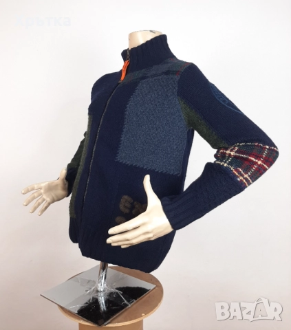 Napapijri North Pole Expedition - Оригинална мъжка жилетка с цип р-р M, снимка 3 - Пуловери - 52421159