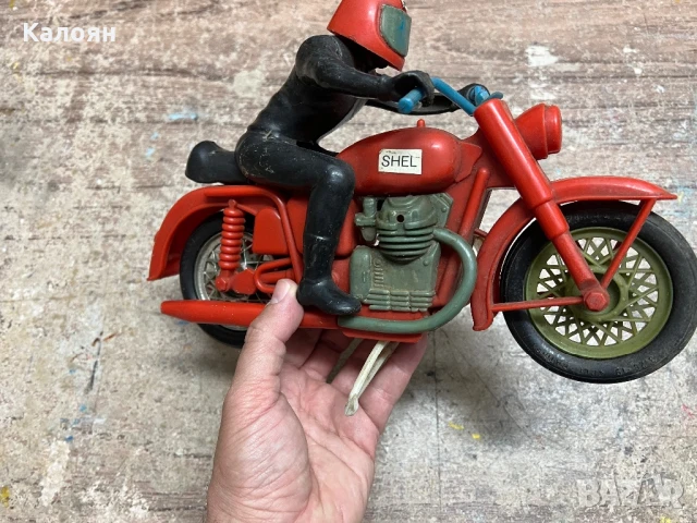 Играчка мотор с моторист , снимка 10 - Коли, камиони, мотори, писти - 50509028