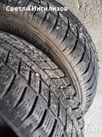 Зимни гуми 235 65 17 Kingstar. Като нови., снимка 3 - Гуми и джанти - 51922111