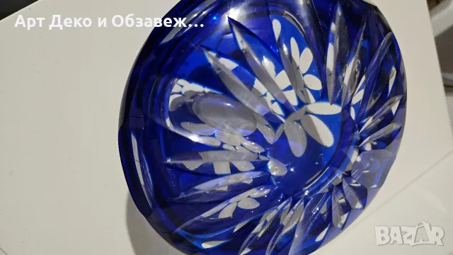 Кристална стара бонбониера, снимка 8 - Сервизи - 56528136