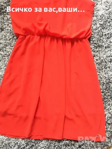 Червена,лятна рокля-10лв., снимка 3 - Рокли - 50106729