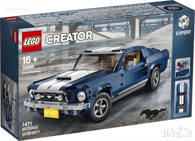 НОВО ЛЕГО 10265 Криейтър Експерт - Форд Мустанг LEGO 10265 Creator Expert - Ford Mustang 10265