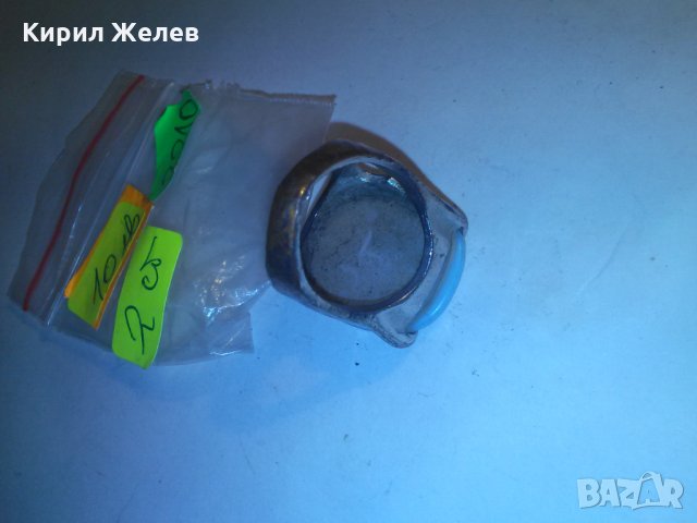 ВИНТИДЖ ПОСРЕБРЕН БРОНЗОВ ПРЪСТЕН 3210, снимка 4 - Пръстени - 29835942