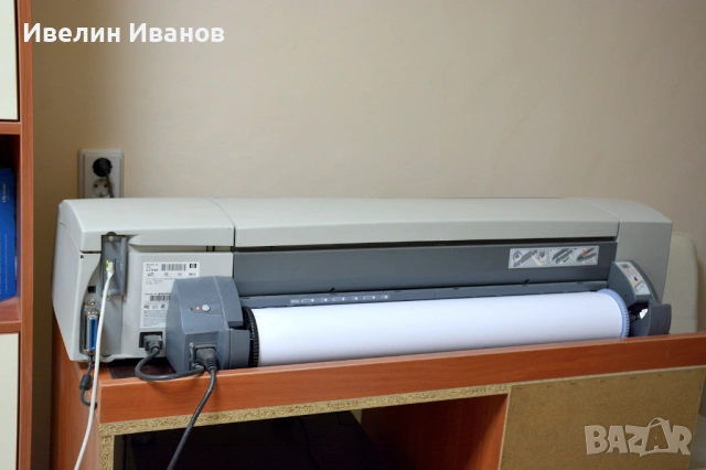 Плотер / широкоформатен принтер HP Designjet 110plus nr, А1+, снимка 3 - Принтери, копири, скенери - 53088844