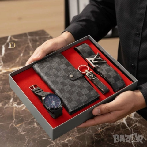 подаръчни комплекти tommy hilfiger louis vuitton gucci , снимка 17 - Подаръци за мъже - 51708644