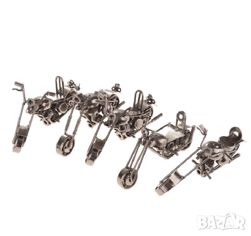 Декоративна метална фигурка мотор  - въртящи се гуми , снимка 3 - Подаръци за мъже - 52184774