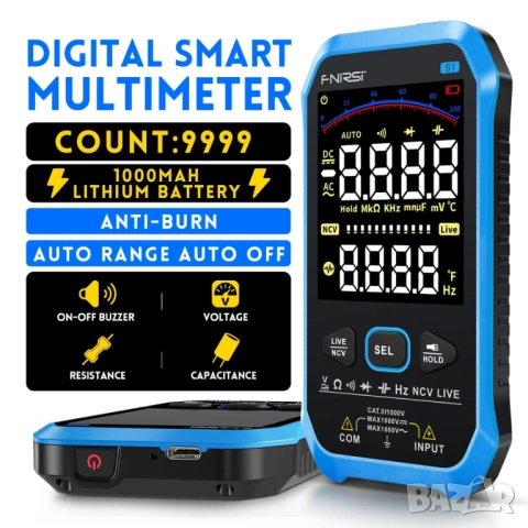 Смарт мултицет Fnirsi S1, снимка 4 - Друга електроника - 53888411