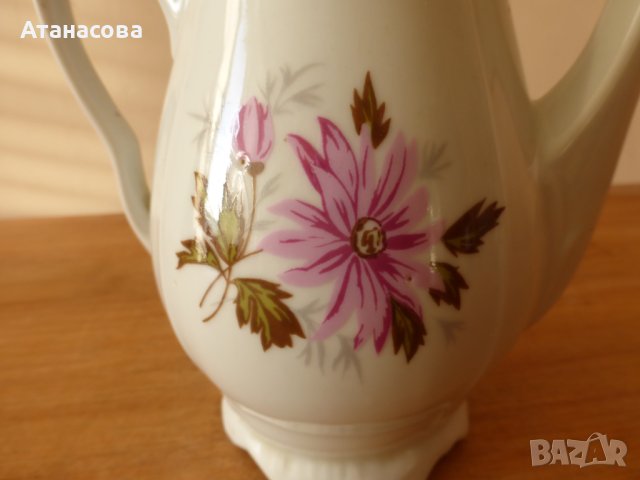 Кана български порцелан Коста Йорданов Видин 1960 г 6, снимка 3 - Аксесоари за кухня - 44202620