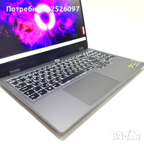 Lenovo LOQ 15 Gen 9/144Hz/Ryzen 5 7235HS/RTX 3060 6GB/24GB DDR5/1TB NVMe, снимка 4 - Лаптопи за игри - 54225206