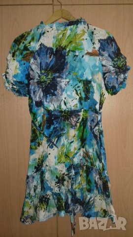 Копринена рокля XL, снимка 2 - Рокли - 29789027
