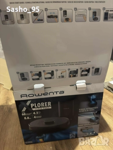 Rowenta прахосмукачка Робот в гаранция!!!, снимка 5 - Прахосмукачки - 52470606