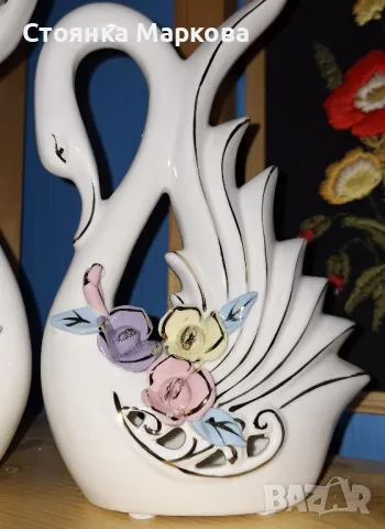 Красиви нови лебеди-порцелан, снимка 2 - Статуетки - 49986868