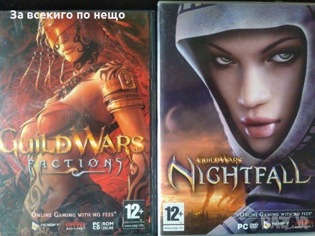 Игра за PC GuildWars - Factions Disc 1-2 English / GuildWars - Nightfall Disc 1 English