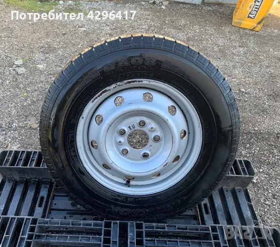 Резервна гума+Джанта 16цола 5x130 за бус Fiat Ducato,Citroen Jumper,Peugeot Boxer,Opel Movano, снимка 5 - Гуми и джанти - 48853700