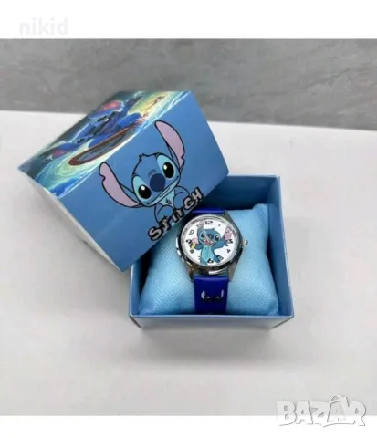 Стич Stitch Лило детски син ръчен часовник, снимка 8 - Детски - 48593423